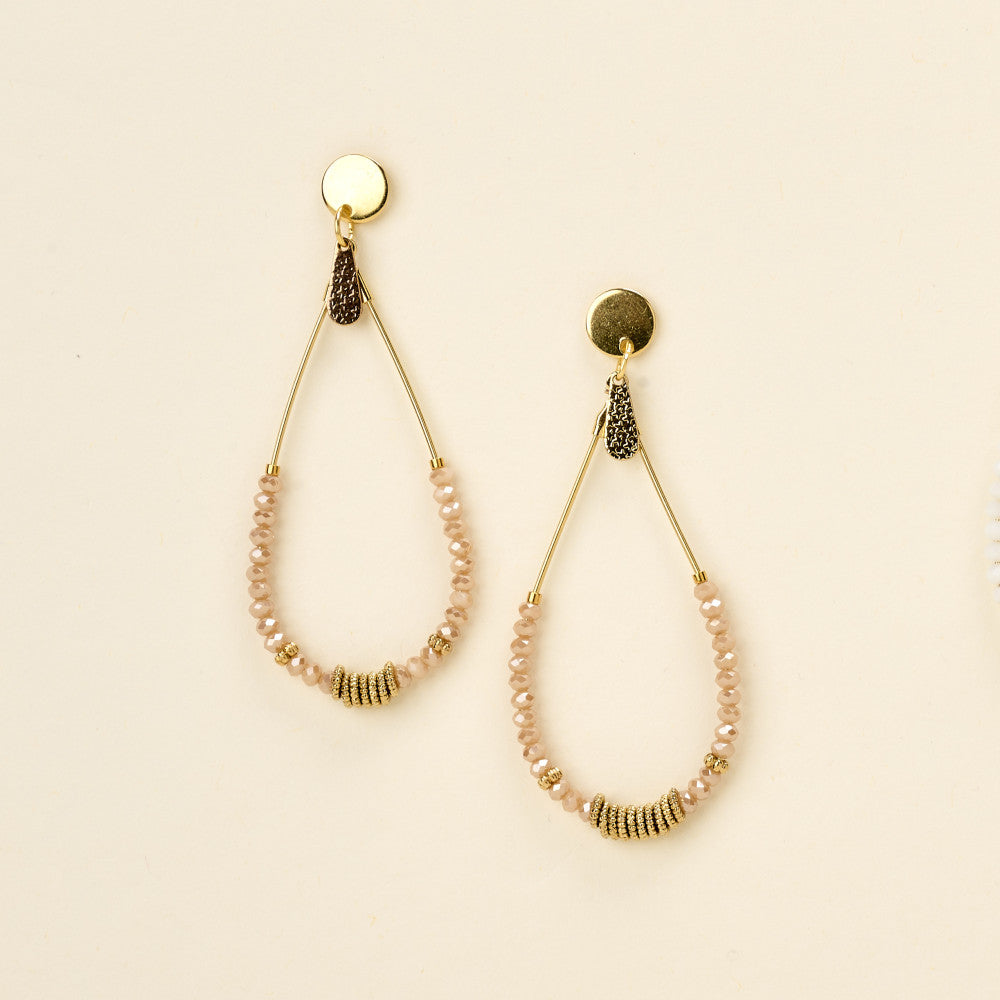 by garance Tila earrings - nude