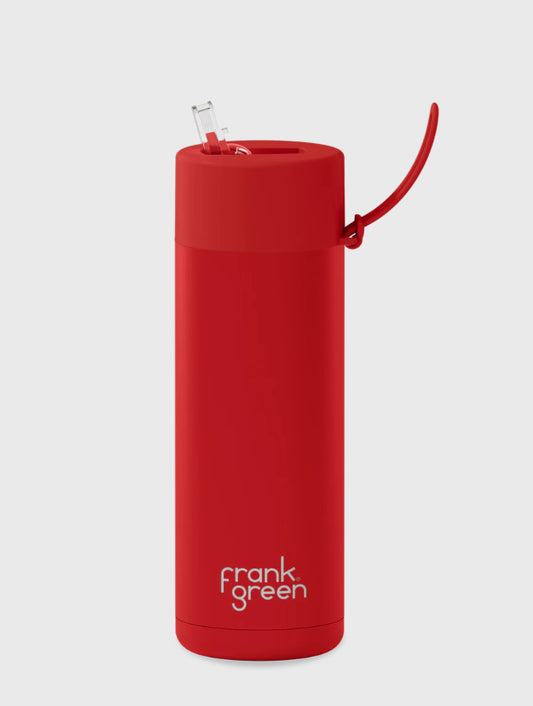 Frank Green 20oz ceramic water bottle - red