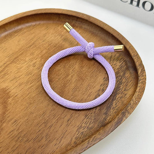 Hair & wrist band in lilac