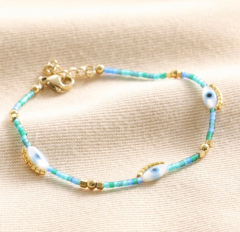 Turquoise Evil Eye bracelet