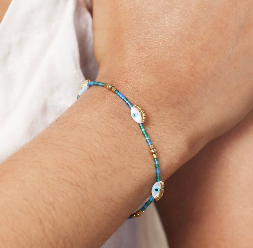 Turquoise Evil Eye bracelet