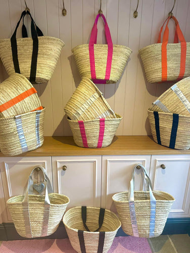 Basket - various colour straps