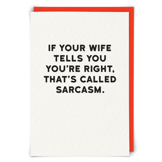 Cards - Sarcasm