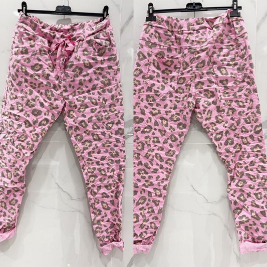 Pink Leopard Magic Trousers