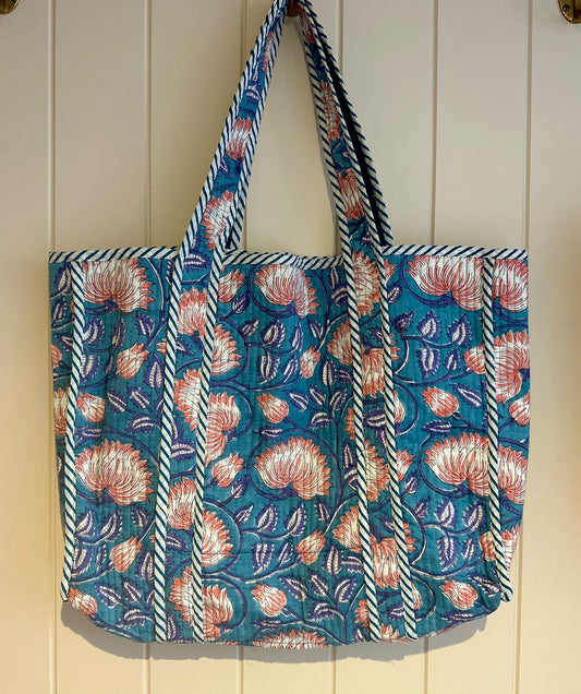 Indian tote bag - paisley print