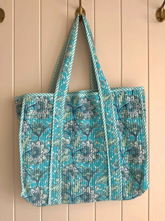 Indian tote bag - paisley print