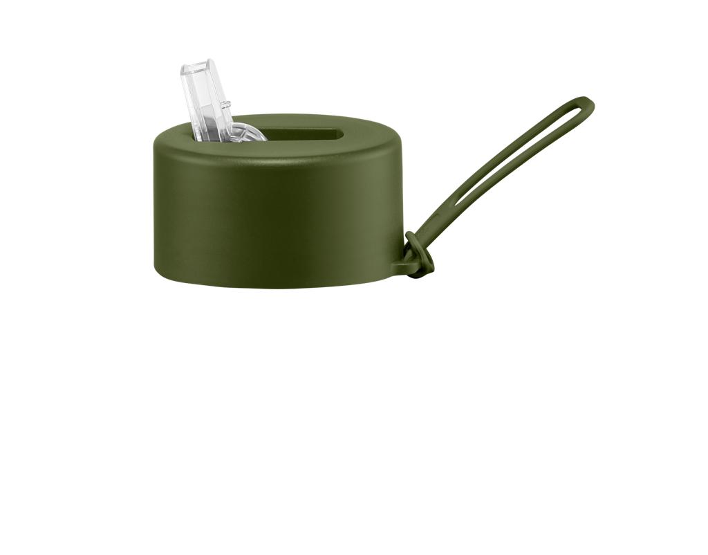 Frank Green Khaki Reusable Cup - 10oz with straw lid