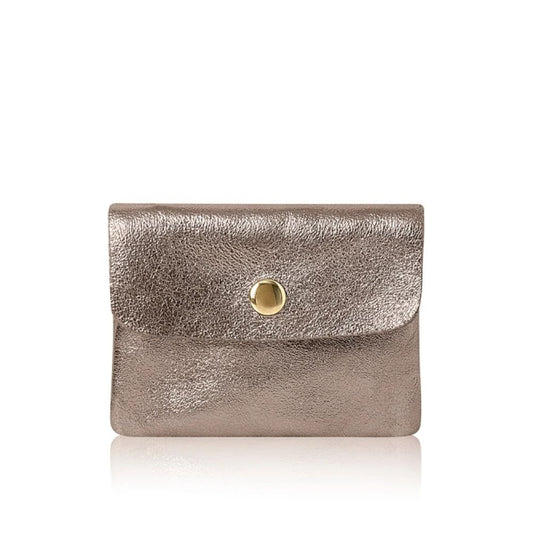 Metallic bronze coin purse
