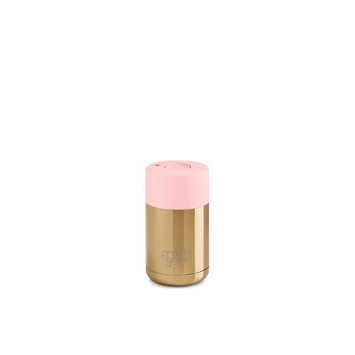 Chrome Ceramic Reusable Cup - Pale Pink