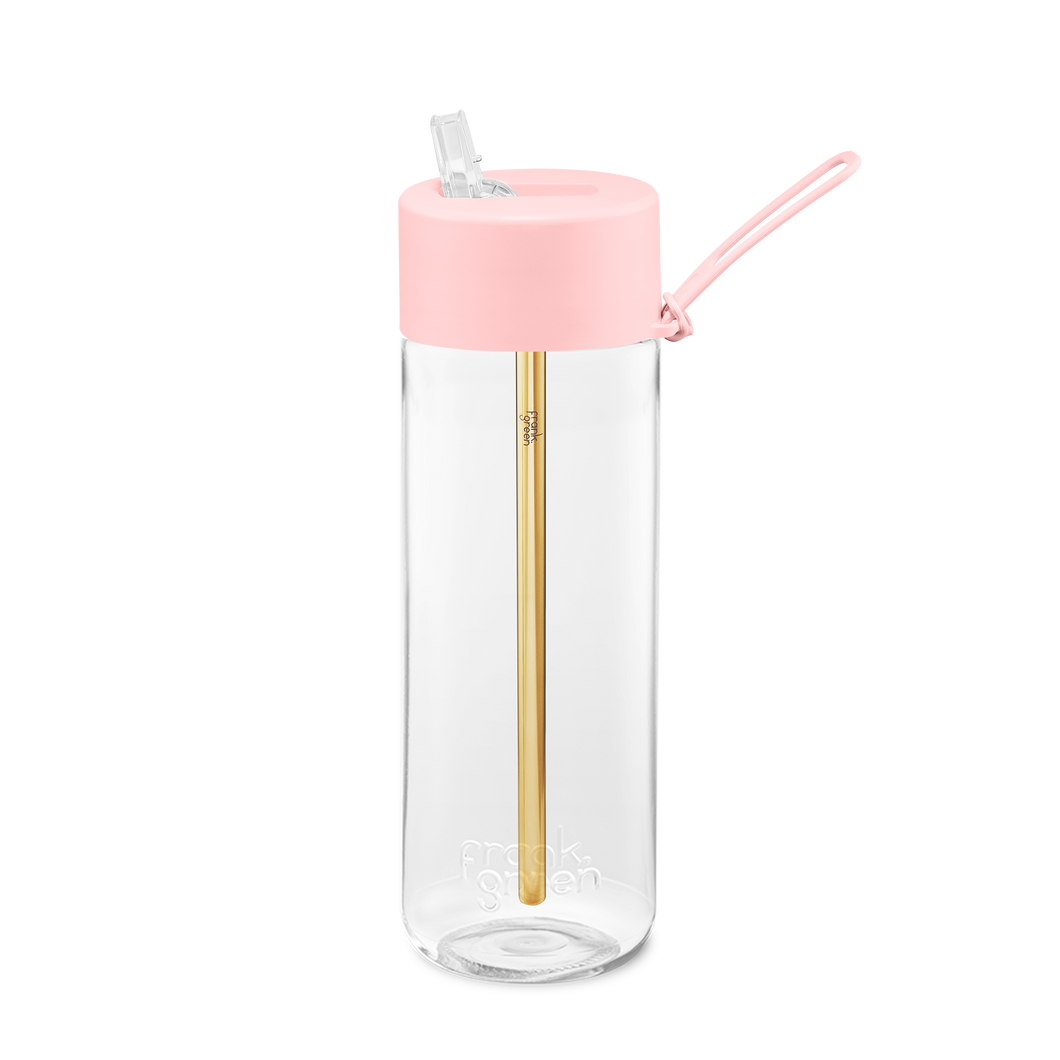 Frank Green Original Reusable Water Bottle - Pale Pink