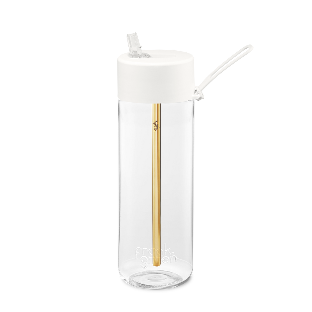 Frank Green Original Reusable Water Bottle - White