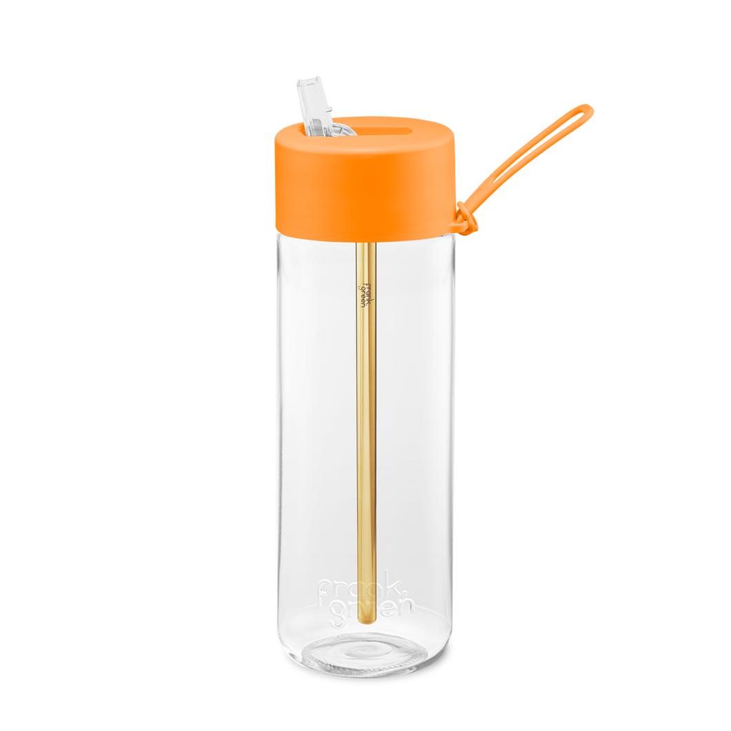 Frank Green Original Reusable Water Bottle - Neon Orange