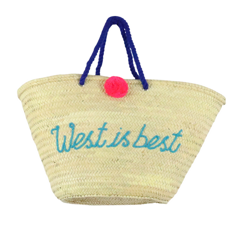 West is Best Beach Basket