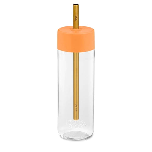 Frank Green Jumbo Straw Reusable Water Bottle - Neon Orange
