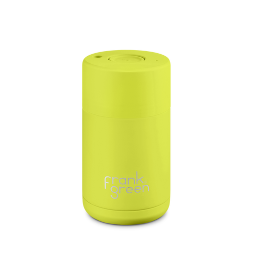 Frank Green Neon Yellow Ceramic Reusable Cup - 10oz / 295ml