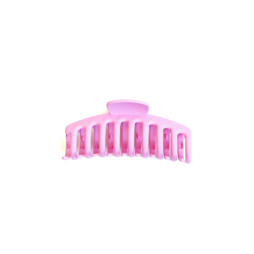 Candy Pink Soft Touch Large Claw Clip