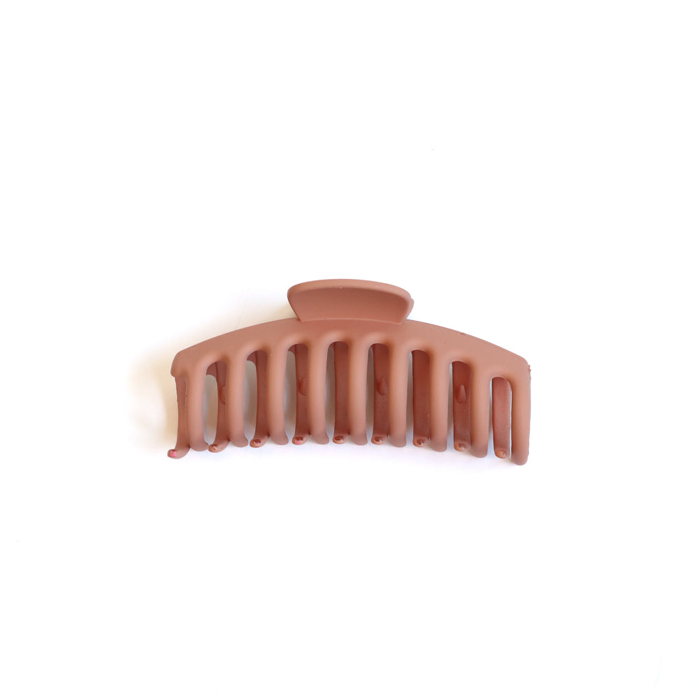 Terracotta Soft Touch Large Claw Clip