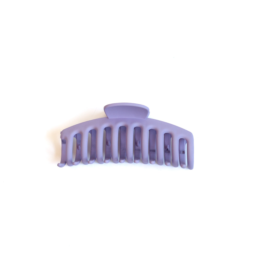 Lilac Soft Touch Large Claw Clip