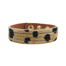 cheetah print thin cuff