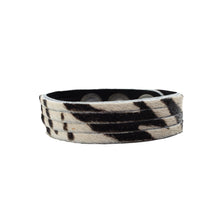 thin zebra cuff bracelet