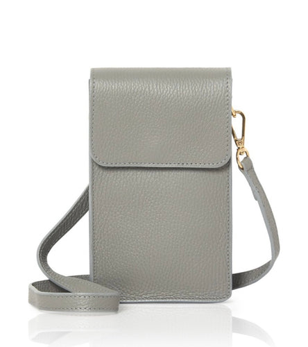 Grey Phone Crossbody Bag