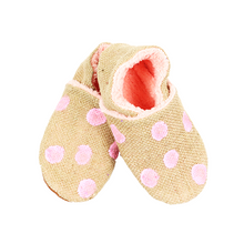 Kids' Baby Pink Spot Slippers