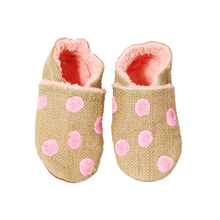 Kids' Baby Pink Spot Slippers