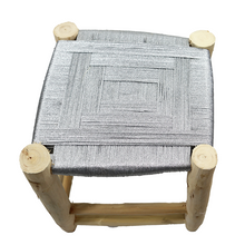 Silver Weave Stool